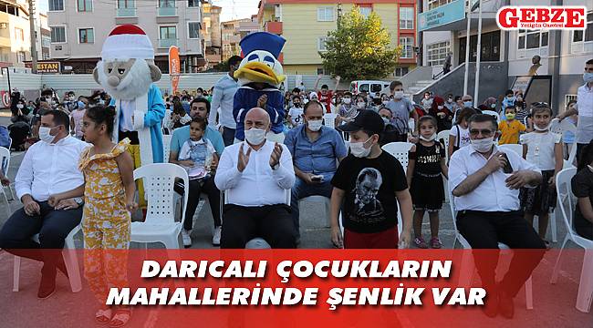 Darıcalı çocukların yüzü gülüyor