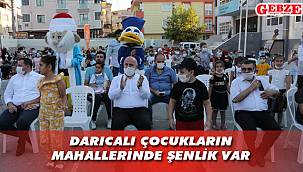 Darıcalı çocukların yüzü gülüyor
