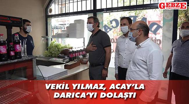 Darıcalı esnafa hayırlı işler dilediler