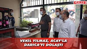 Darıcalı esnafa hayırlı işler dilediler