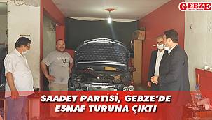 Esnafların sıkıntılarını dinlediler