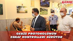 Gebze'de koronavirüs denetimleri devam ediyor