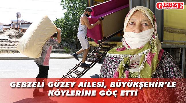 Gebze'den Giresun'a göç ettiler
