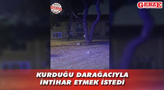 Gebzeli genci ipten aldılar