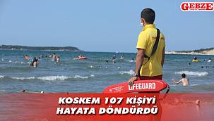 KOSKEM 107 kişiyi hayata döndürdü