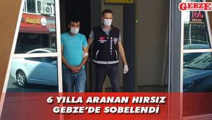 O hırsız adaletten kaçamadı