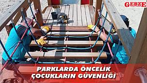 Parklarda öncelik çocukların güvenliği