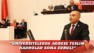 Tarhan'dan üniversite atamalarına eleştiri