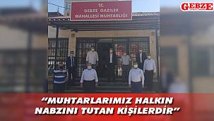 Türel ve ekibi Muhtar Topçu’ya gitti