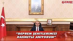 Vali Yavuz'dan 17 Ağustos mesajı