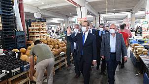 Vali Yavuz, kent merkezinde denetime çıktı