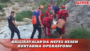 Yaralı kadın işte böyle kurtarıldı