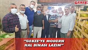 Yeniden Refah Gebze, hal esnafının sıkıntısını dinledi