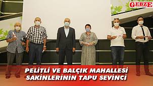 Büyükgöz, tapularını teslim etti