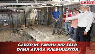 Büyükgöz, restorasyon çalışmalarını inceledi