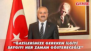 Büyükgöz'ün Gaziler Günü mesajı