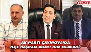 Çayırova'da ilçe başkanlığı düğümü çözülüyor