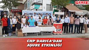 CHP Darıca, 2 bin aşure dağıttı