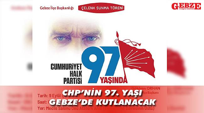 CHP Gebze'de yeni yaş hazırlığı