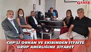 CHP Gebze'den itfaiyeye ziyaret