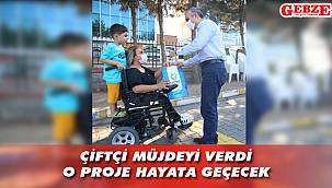 Çiftçi, engelli vatandaşların yanında