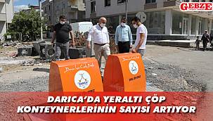 Darıca'da çöpler yeraltına alınıyor
