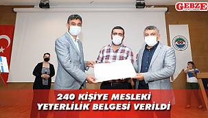 Dilovası'nda belgeler dağıtıldı