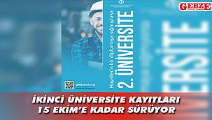 Gebze Açık Öğretim Bürosu duyurdu