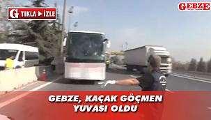 Gebze'de 14 düzensiz göçmen yakalandı