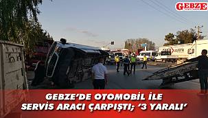 Gebze'de korkutan kaza