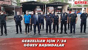 Gebze’nin itfaiye erleri hazır kıta
