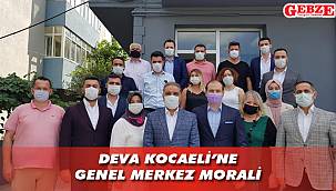 Genel merkez yöneticileri, DEVA Kocaeli'ne övgü yağdırdı