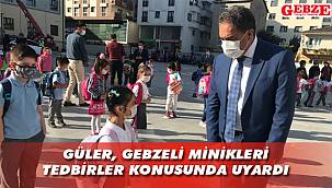 Güler, minik öğrencileri yalnız bırakmadı