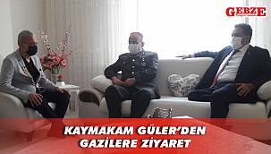 Kaymakam Güler'den Gazilere ziyaret