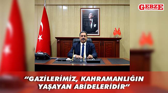 Kaymakam Güler, Gaziler Günü'nü kutladı