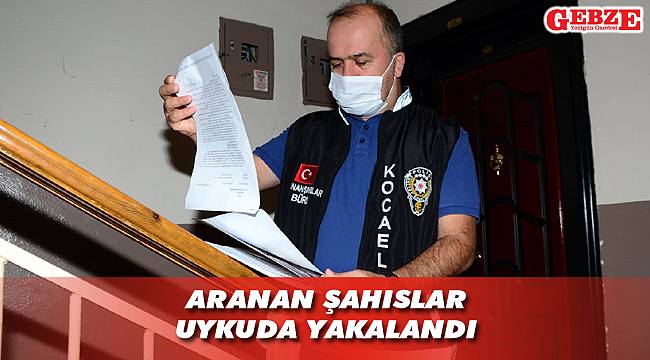 Kocaeli'de aranan 23 şahıs adalete teslim edildi