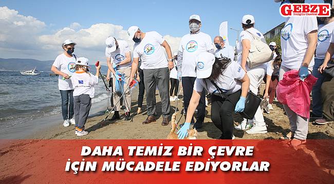 Kocaeli'de deniz ve plaj temizliği yapıldı