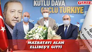Mazbatayı alıp, ilk ziyareti Başkan Ellibeş'e yaptılar