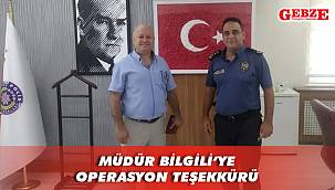 Müdür Bilgili'ye 'memleketin aslanı' dedi