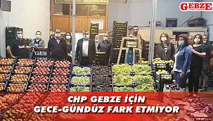 Orhan ve ekibi hal esnafını ziyaret etti