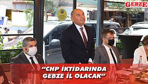 Tarhan, Gebze'nin il olması gerektiğini vurguladı