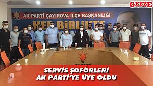 AK Parti’ye Çayırova’da toplu katılım