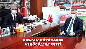 Büyükakın'dan Ünlü'ye hayırlı olsun ziyareti