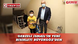 Büyükgöz'den İsmail'e bisiklet sürprizi