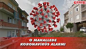 Çayırova'da bir apartman karantinaya alındı