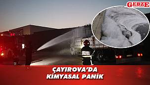 Çayırova'da kimyasal sızıntıya anında müdahale