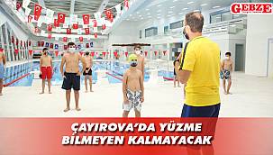 Çayırovalı gençler yüzme öğrenecek