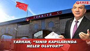 CHP'li Tarhan, sınır kapıları hakkında konuştu