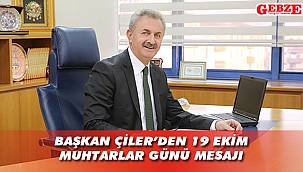 Çiler, muhtarları unutmadı