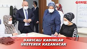 Darıca'da kadınların yüzlerini güldüren çalışma